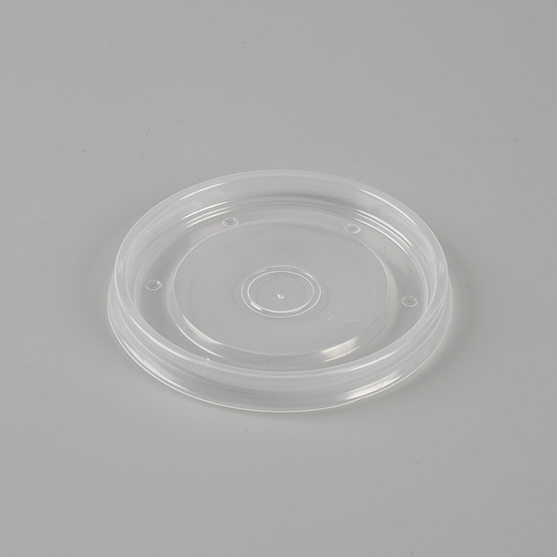 Circular non fog proof transparent PET lid Circular non fog proof transparent PET lid